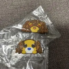 【未開封】お茶犬キャラクター ヘアクリップ 2個セット