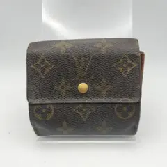 ルイヴィトン　折財布　財布　ポルトモネビエカルトクレディ　モノグラム　ブラウン