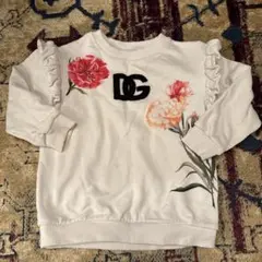 DOLCE&GABBANA フラワープリント トレーナー 101-107cm
