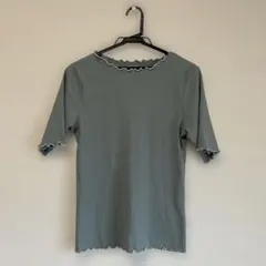 GLOBAL WORK Beau-tee リブ メロウ 半袖カットソー Mのサムネイル