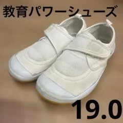 19.0 教育パワーシューズ　上靴　マジックテープ