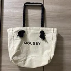 MOUSSY トートバッグ ホワイトのサムネイル