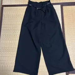 ブラック ワイドパンツ Mサイズしまむら