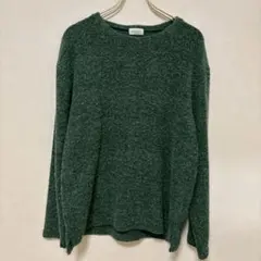 【ジュンレッド】（L）ニットセーター ふわふわ カジュアル ジュン 長袖