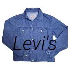 【希少・日本製】90s リーバイス デニムジャケット レーヨン混 J02