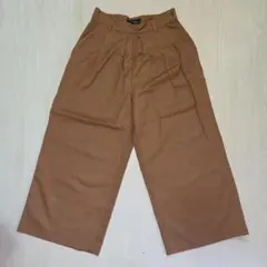 UNITED ARROWS ワイドパンツ 36 ブラウンベージュ