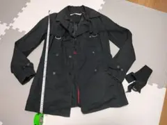 ☆TOMMY HILFIGER ブラックスプリングコート ☆