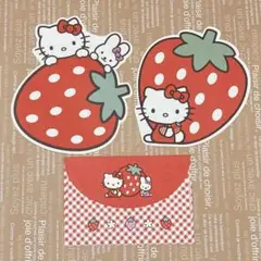 ★商品説明必読★ハローキティ★海外キティ いちご バラレターセット★B03