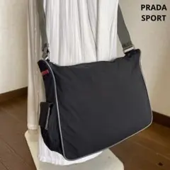 【未使用級✨】PRADA　プラダスポーツ　ショルダーバッグ　ナイロン PRADA SPORTS(プラダスポーツ) ショルダーバッグ グレー｜【公式