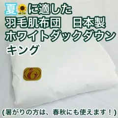 東京西川産業 羽毛布団 ゴールデンナイト シングル Golden Night