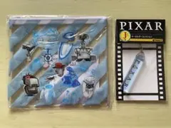 PIXAR Happyくじ フラットポーチ キーホルダー セットのサムネイル