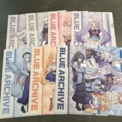 ブルーアーカイブ クリアファイル8枚セット コンプリート ローソン