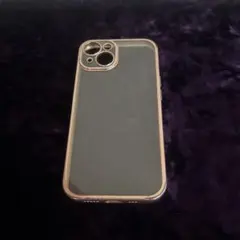 iPhone13用 クリアケース ピンクゴールド