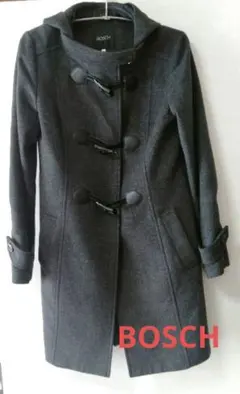 BOSCH グレー ダッフルコート　サイズ36