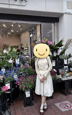 MOUSSY ホワイト フレアスカート ロング丈のサムネイル
