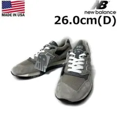 ニューバランス U998GR スニーカー (26.0cm)グレー 190303