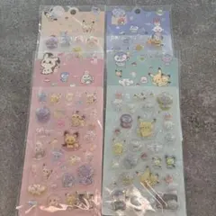 透明シール4シートセット