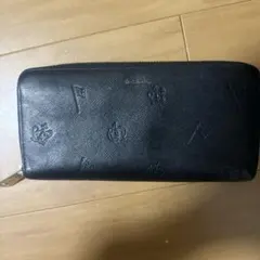 ゆ*1様 ポールスミス 長財布 ポールドローイング ラウンドジップ 黒