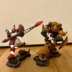 チョコサプ ギャン・エーオース＆ゲルググ G 2体セット【全塗装・デカール】 チョコサプ ギャン・エーオース＆ゲルググ G 2体セット【全塗装