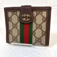 グッチ GUCCI GG柄 シェリーライン PVC 二つ折り財布