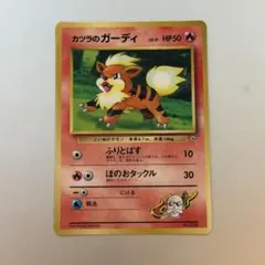 ポケモンカード カツラのガーディ 旧裏