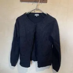 MARGARET HOWELL ダークグレー カーディガン