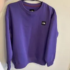 THE NORTH FACE 紫 トレーナー ノースフェイス 裏起毛