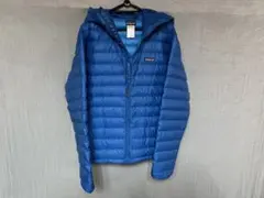 patagonia メンズ S ダウンセーターフーディ 青 美品 未使用 値下げ