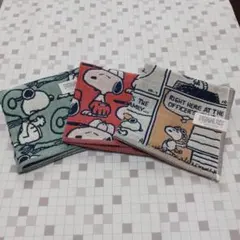 ぐぅ～様専用【新品】⑥　スヌーピー　ガーゼハンカチ　3点セット
