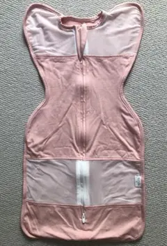 スワドル　S ピンク ジッパー付きおくるみ