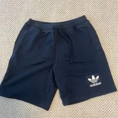 【L】adidas ネイビー ショートパンツ