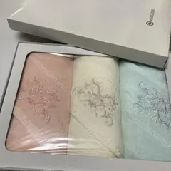 UCHINO ウチノ　フェイスタオル　3枚セット 〈ロマネスク3色〉