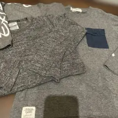 グレー 長袖カットソー 140サイズ　2枚