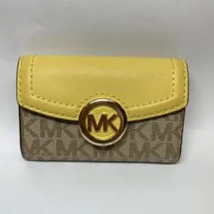 Michael Kors キーケース イエロー/ベージュ　　　　　　　K143