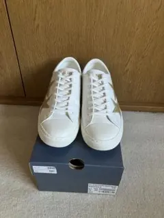 コンバースオールスター　白レザー