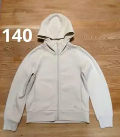 UNIQLOユニクロ　ウルトラストレッチドライスウェットフルジップパーカ　140