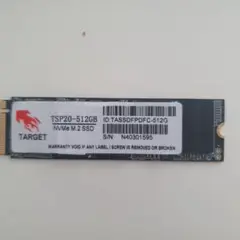 TSP20-512GB NVMe M.2 SSD ジャンク品