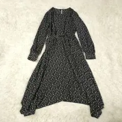 美品✨️ドロシーズ　ロングワンピース　花柄　総柄　マキシ丈　Aライン