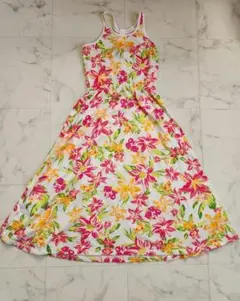 未使用 Gap Kids 花柄 ノースリーブ キャミ ワンピース 140センチ