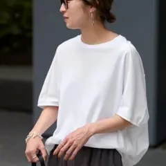 ENFOLD ソフト天竺 Hexagon T/SH Tシャツ - メルカリ