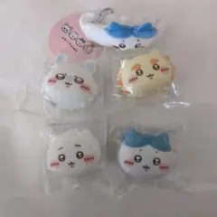 ちいかわ ミニシリコンポーチ 4個セット,はちわれキーホルダーまとめ売り