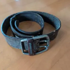 DIESEL レザーベルト ヴィンテージ加工