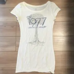 American Eagle Mサイズ プリントTシャツ ホワイト