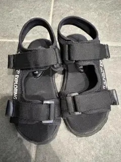 ブランシェス ブラック ベルト付きサンダル 16.0cm