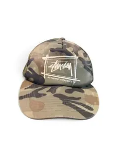 【00s】STUSSY TRUCKER CAP 迷彩 カモフラのサムネイル