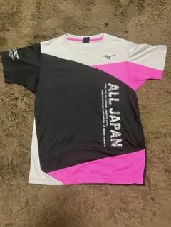 MIZUNO ALL JAPAN Tシャツ NXT ブラック ピンク
