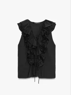 新品 ZARA フリルトップス ZW COLLECTION