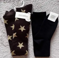 新品⭐︎PLUS VANILLA オーバーニー mighty soxer ソックス