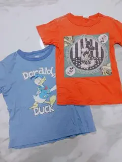Disneyデザイン Tシャツ 110サイズ 　120サイズ　2枚セット