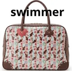 は*に様 【美品】SWIMMER スイマー アリス柄 ボストンバッグ Lサイズのサムネイル